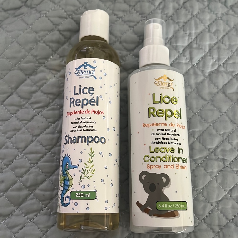 Lice repel shampoo and conditioner duo, Eternal Spirit Beauty hair product